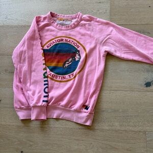 Aviator Nation Pink Crew Neck 💕
